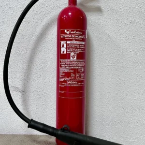 Extintor CO2 de 5Kg. Eficacia: 89B