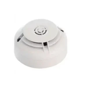 Detector blanco óptico de humo con aislador incorporado.